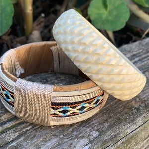 Vintage fat bracelet bangles from 80s and 90s